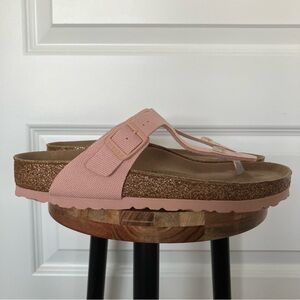 NEW Birkenstock Gizeh Rivet Sandals Womens EU 38 US 7-7.5 Pink Vegan 2026-3c12
